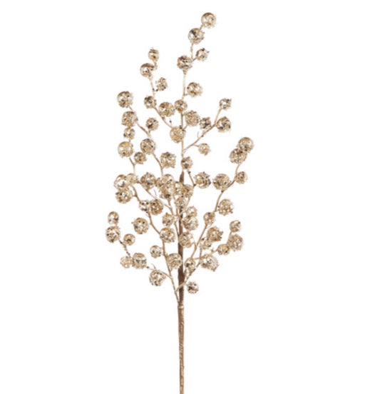 28" CHAMPAGNE ICED BERRIES PICKS