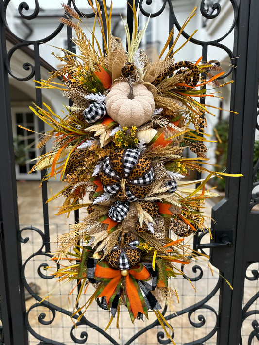 Fall Swag Wreath