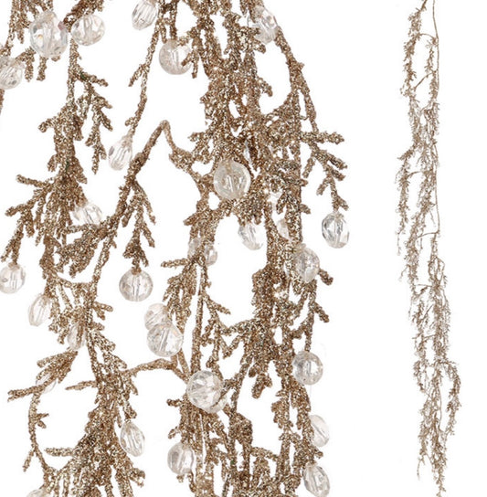 6' GITTTERED ICE GARLAND