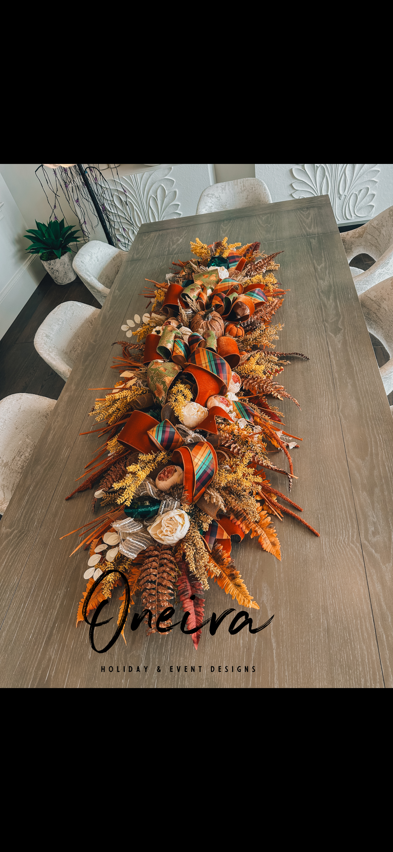 Thanksgiving Fall Table Swag