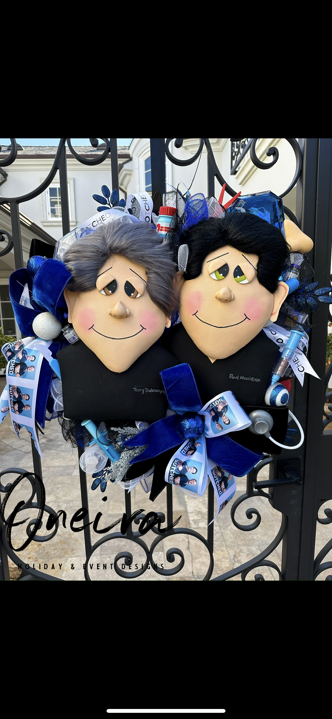 Botched Plastic Surgery Wreath