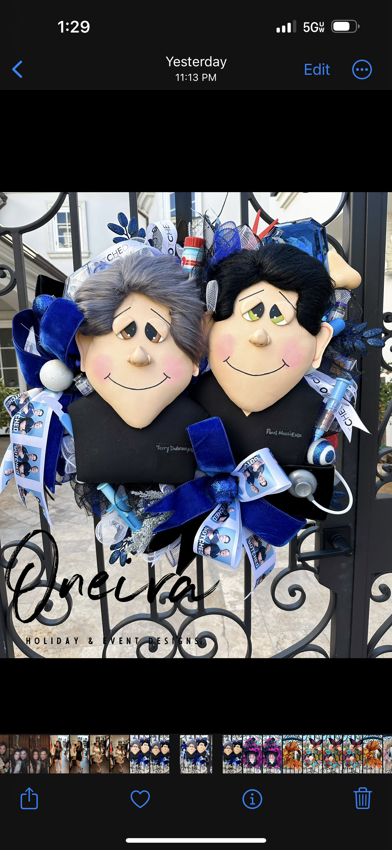 Botched Plastic Surgery Wreath
