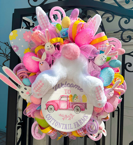 Country Style Easter Wreath