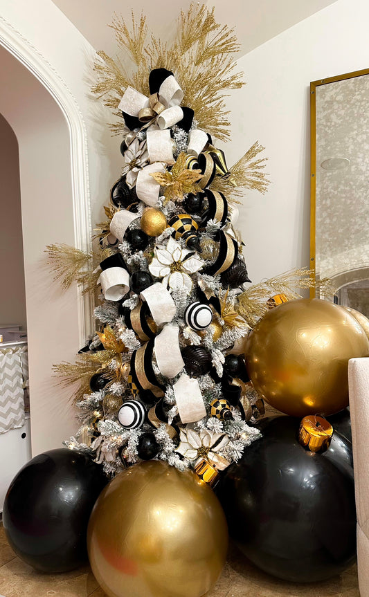 Gold Black and White Decor package