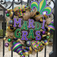 Mardi Gras Wreath