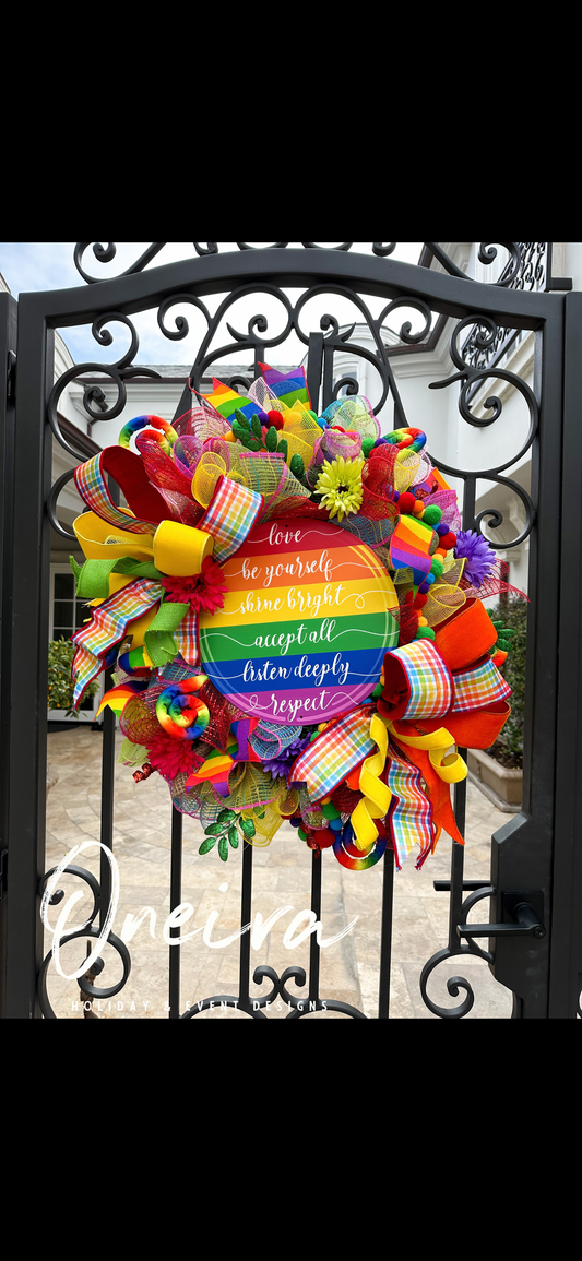Pride Love Wreath
