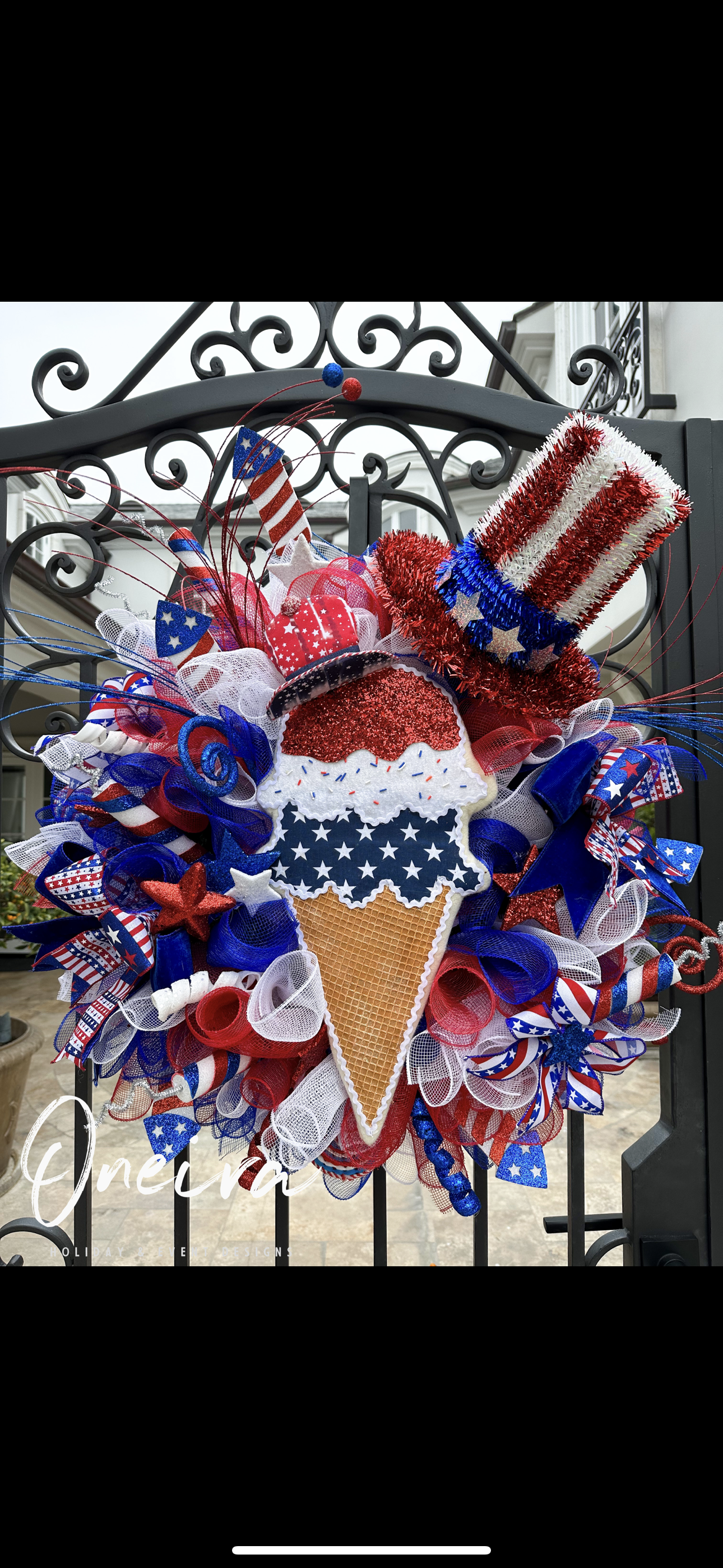 Fourth of July Wreath